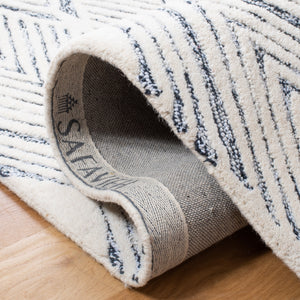 Abstract Hand Tufted Rug - Luxurious 50% Wool & 50% Nylon Blend with Elegant Design for Any Space