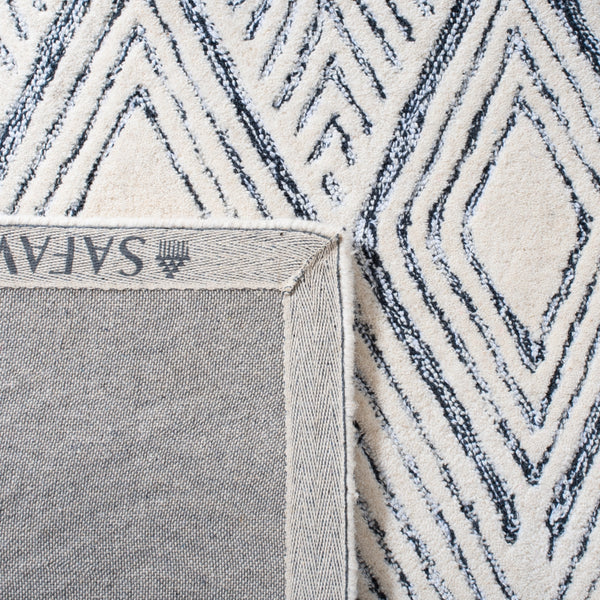 Abstract Hand Tufted Rug - Luxurious 50% Wool & 50% Nylon Blend with Elegant Design for Any Space