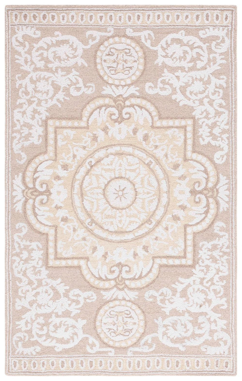 Safavieh Abstract 353 Hand Tufted Wool with Cotton Cloth backing Rug ABT353A-8