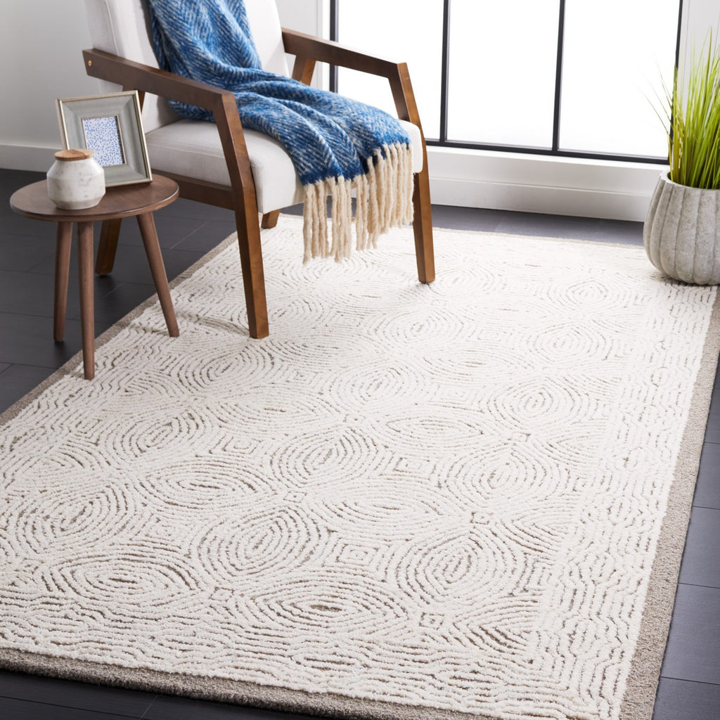 Safavieh Abstract 575 Hand Tufted 80% Wool/20% Cotton Rug ABT575B-8