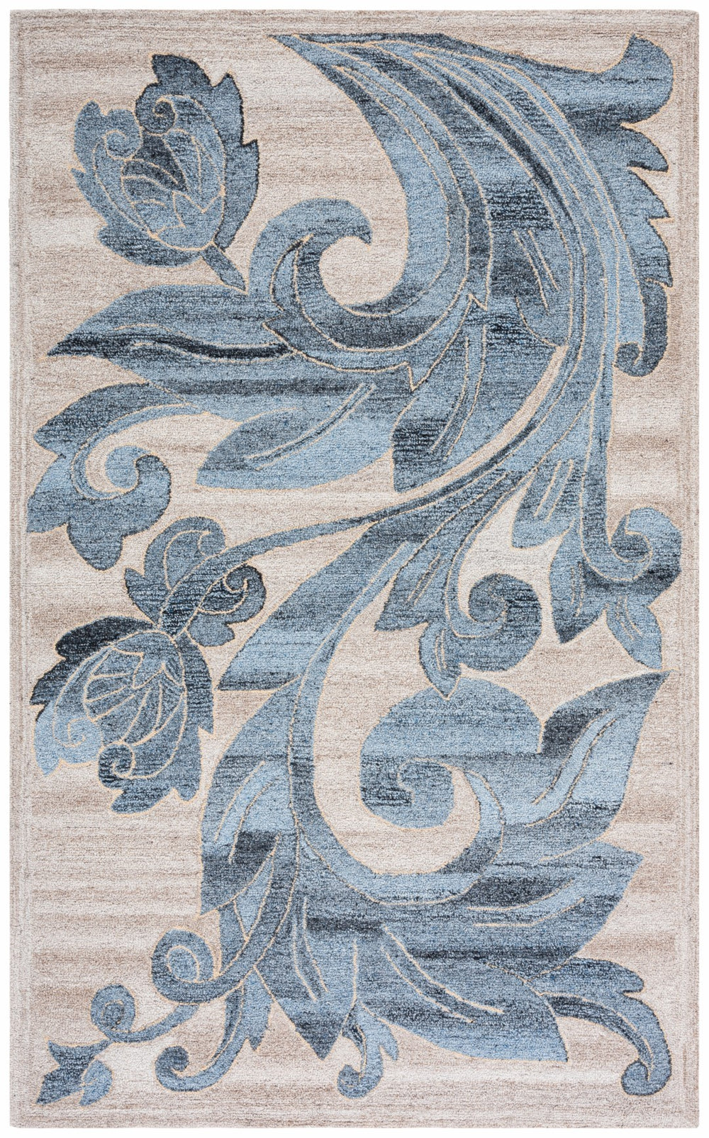 Safavieh Abstract 603 Hand Tufted 60% Wool/30% Viscose/10% Nylon Contemporary Rug ABT603B-8