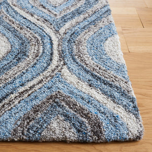 Safavieh Abstract 606 Hand Tufted 65% Wool/25% Viscose/10% Nylon Contemporary Rug ABT606F-8