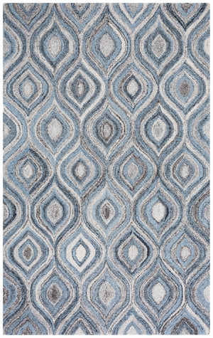 Safavieh Abstract 606 Hand Tufted 65% Wool/25% Viscose/10% Nylon Contemporary Rug ABT606F-8