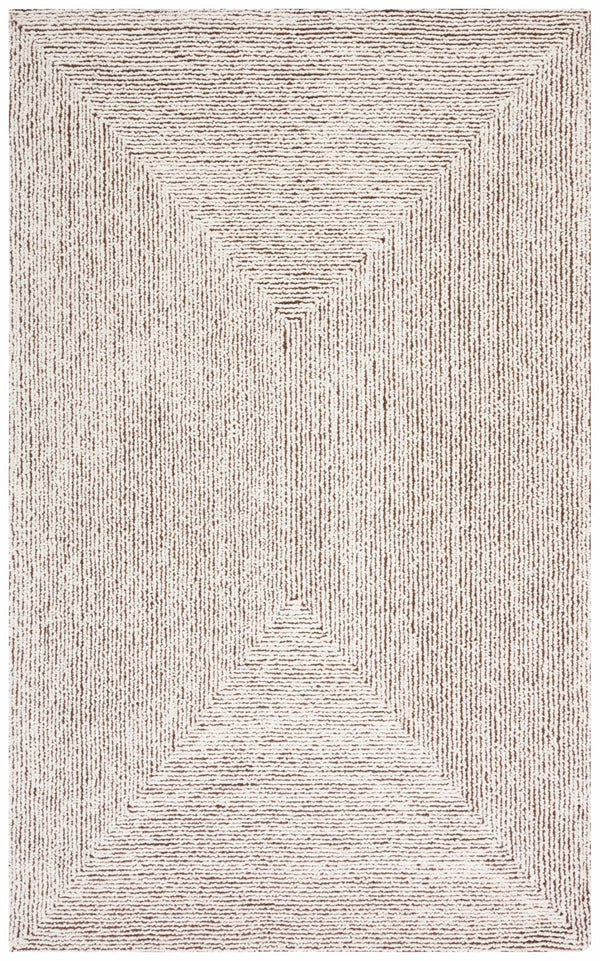 Safavieh Abstract 609 Hand Tufted 65% Wool/25% Viscose/10% Nylon Contemporary Rug ABT609A-8