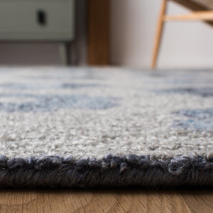 Safavieh Abstract 637 Hand Tufted 65% Wool, 25% Viscose, 10% Nylon Rug Grey / Blue 8' x 10'