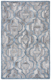 Safavieh Abstract 646 Hand Tufted Wool 65%, Viscose, 25%, Nylon 10% Rug Blue / Brown 9' x 12'