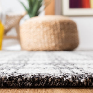 Abstract Contemporary Hand Tufted Rug in Luxurious Wool & Viscose Blend for Modern Homes and Spaces