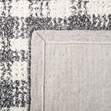 Safavieh Abstract 648 Hand Tufted Wool 65%, Viscose, 25%, Nylon 10% Rug Ivory / Black 9' x 12'
