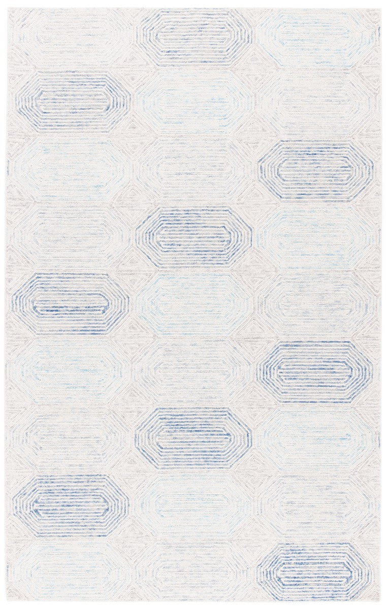 Safavieh Abstract 650 Hand Tufted 80% Wool/20% Cotton Contemporary Rug ABT650A-9