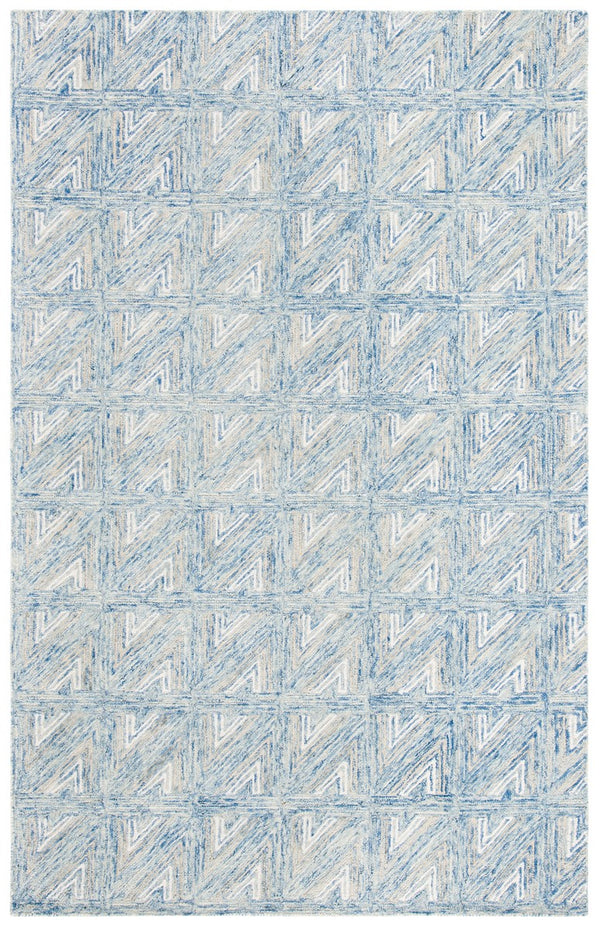 Safavieh Abstract 653 Hand Tufted 80% Wool/20% Cotton Contemporary Rug ABT653M-9