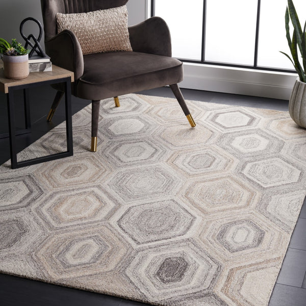 Safavieh Abstract 902 Hand Tufted Wool Contemporary Rug ABT902F-8