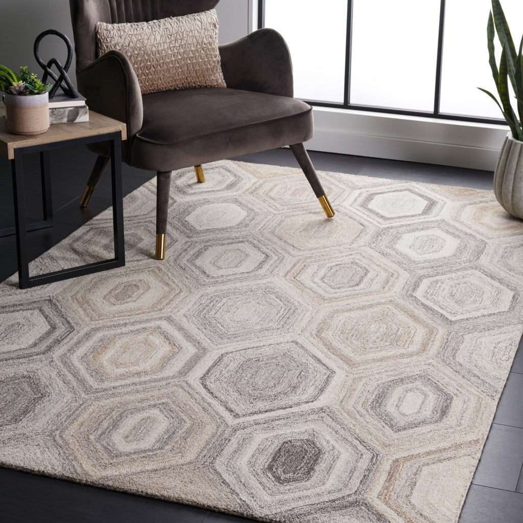 Safavieh Abstract 902 Hand Tufted Wool Contemporary Rug ABT902F-8