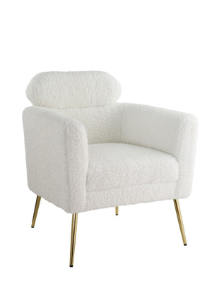 Connock Contemporary Accent Chair White(#, Cost) AC00124-ACME