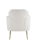 Connock Contemporary Accent Chair White(#, Cost) AC00124-ACME