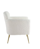 Connock Contemporary Accent Chair White(#, Cost) AC00124-ACME