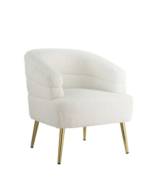 Trezona Contemporary Accent Chair White(#, Cost) AC00125-ACME