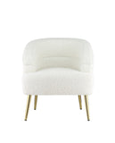 Trezona Contemporary Accent Chair White(#, Cost) AC00125-ACME