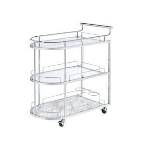 Inyo Contemporary Serving Cart  AC00161-ACME