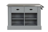 Urrur Transitional Kitchen Island Gray Finish AC00187-ACME