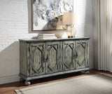 Pavan Transitional Console Table Rustic Gray AC00199-ACME