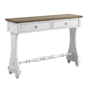 Carminda Transitional Console Table Antique White AC00281-ACME