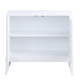 Clem Contemporary Console Table White AC00284-ACME