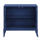 Clem Contemporary Console Table Blue AC00285-ACME