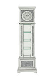 Noralie Glam Grandfather Clock with LED Mirrored & Faux Diamonds AC00348-ACME