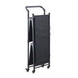 Cordelia Industrial Serving Cart Sandy Black, Dark Bronze Hand-Brushed Finish AC00359-ACME