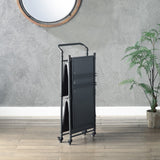 Cordelia Industrial Serving Cart Sandy Black, Dark Bronze Hand-Brushed Finish AC00359-ACME