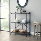 Cordelia Industrial Console Table Sandy Black, Dark Bronze Hand-Brushed Finish AC00360-ACME