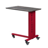 Cargo Industrial Accent Table with Wall Shelf Red AC00361-ACME