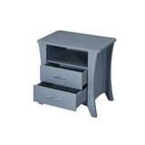 Colt Transitional Accent Table Gray Finish AC00382-ACME