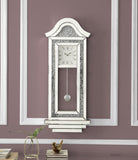 Noralie Glam Wall Clock Mirrored & Faux Diamonds AC00420-ACME