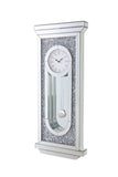 Noralie Glam Wall Clock Mirrored & Faux Diamonds AC00422-ACME