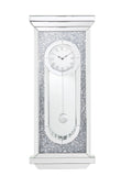 Noralie Glam Wall Clock Mirrored & Faux Diamonds AC00422-ACME