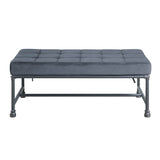 Brantley Industrial Bench Gray Velvet(#300-98, $6 USD/m) AC00428-ACME