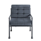 Brantley Industrial Chair Gray Velvet(#300-98, $6 USD/m) AC00429-ACME