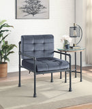 Brantley Industrial Chair Gray Velvet(#300-98, $6 USD/m) AC00429-ACME