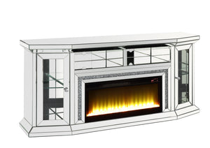 Noralie Glam TV Stand with Fireplace & LED  AC00517-ACME