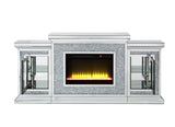 Noralie Glam Fireplace with LED  AC00522-ACME