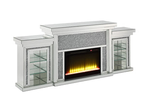 Noralie Glam Fireplace with LED  AC00524-ACME