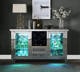 Noralie Glam Wine Cabinet with LED  AC00525-ACME