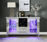 Noralie Glam Wine Cabinet with LED  AC00525-ACME