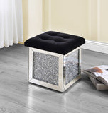 Noralie Glam Ottoman with Storage  AC00530-ACME