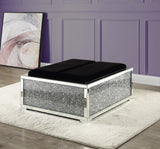 Noralie Glam Ottoman with Storage  AC00531-ACME