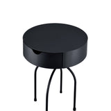 Talos Contemporary Accent Table Black Finish AC00596-ACME