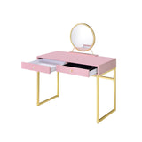 Coleen Contemporary Vanity Desk with Mirror & Jewelry Tray  AC00668-ACME
