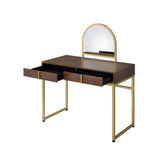 Coleen Contemporary Vanity Desk with Mirror & Jewelry Tray  AC00670-ACME