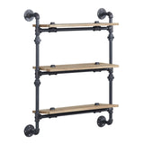 Brantley Industrial Wall Rack with 3 Shelves
